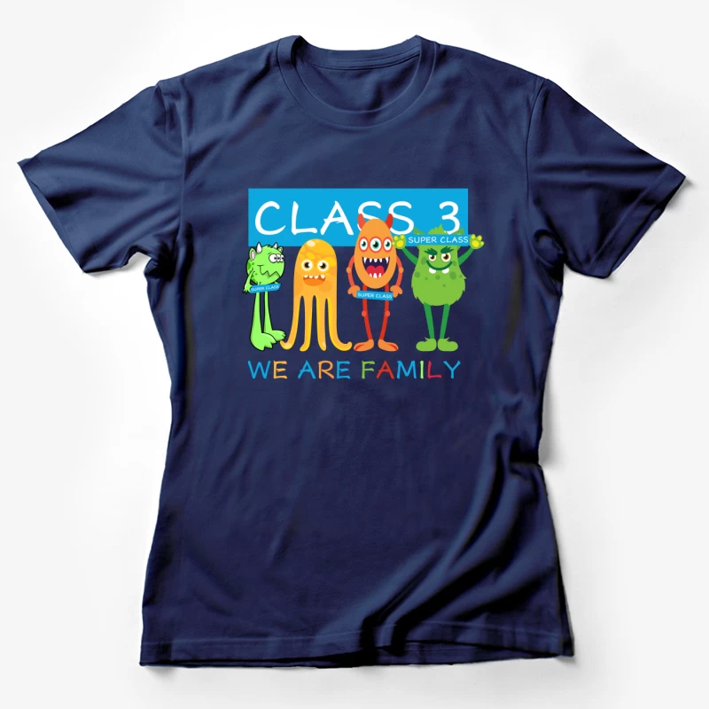 Kreative Monster für die Klasse 3 Damen T-Shirt
