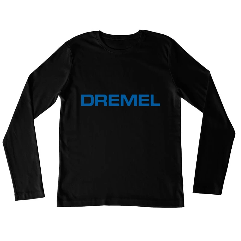 Dremel Power Tools Company Blue Logo Female Long Sleeve T-Shirt