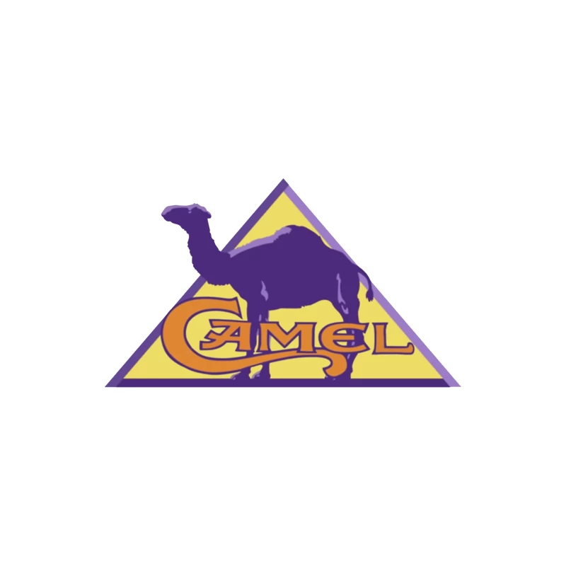 Camel Retro Art Tapestry
