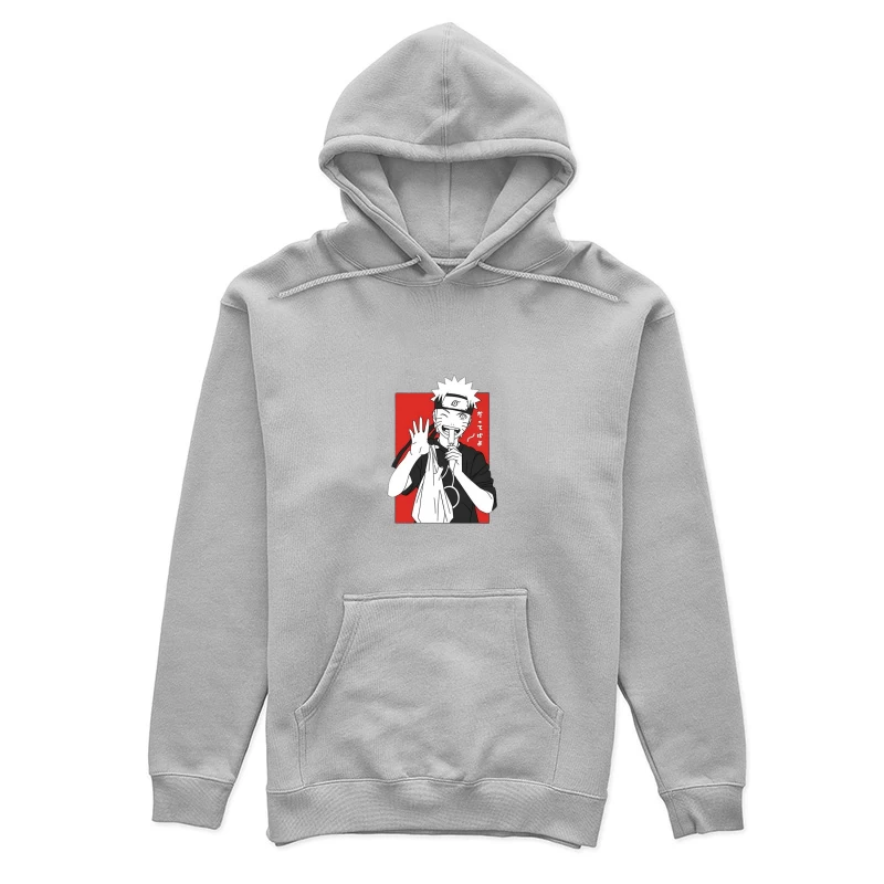 Anime-Charakter mit Einkaufstüte Damen Pullover Hoodie
