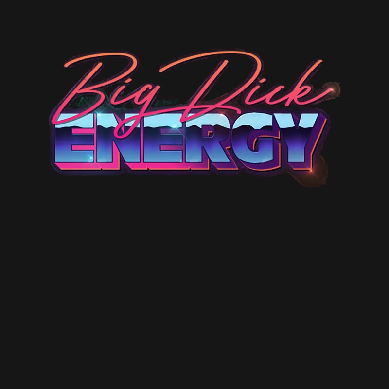 Big Dick Energy - 80s Aesthetic Design Mouse Pad