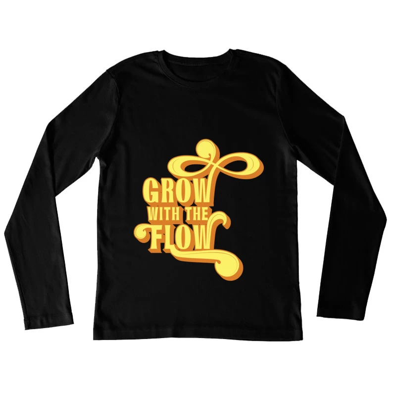 Wachse mit dem Flow Design Damen Langarm T-Shirt