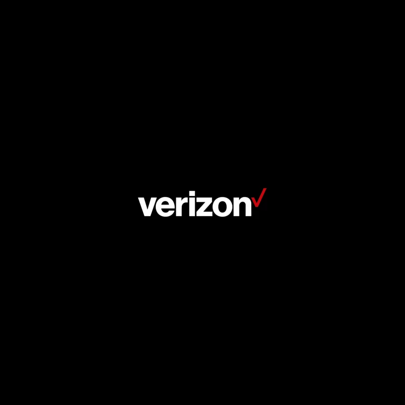 Verizon Corporate Logo with Red Checkmark iPhone Case