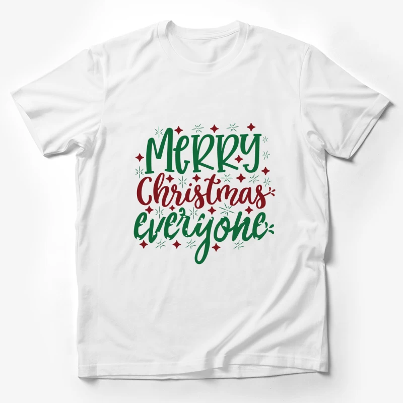 Message de Noël coloré et festif Homme T-Shirt