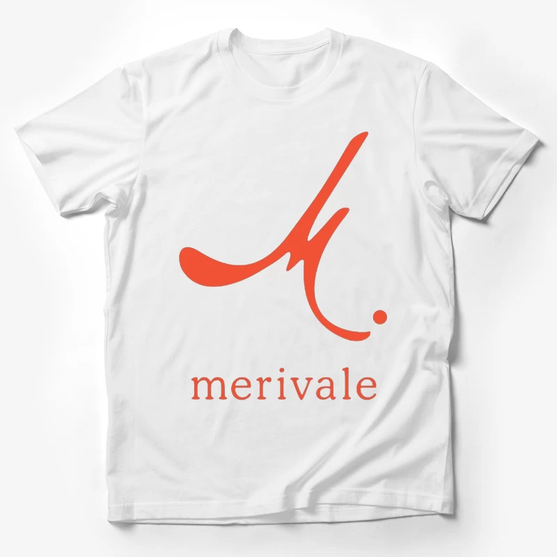 Merivale Hospitality Group Minimalist Red Logo Design Male T-Shirt