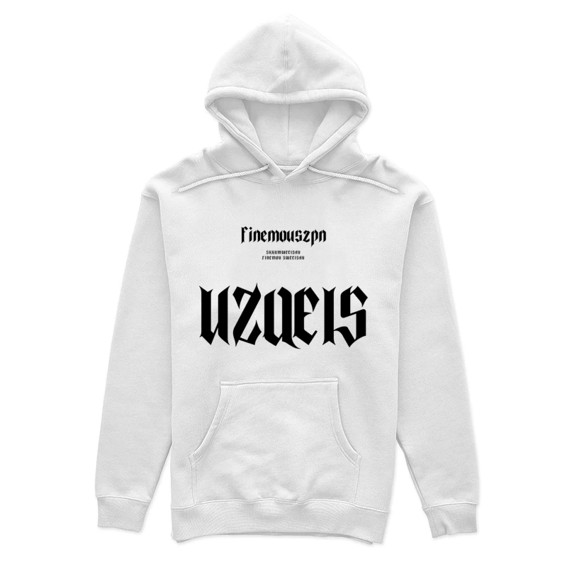 Gotische Schriftzug-Kunst Damen Pullover Hoodie