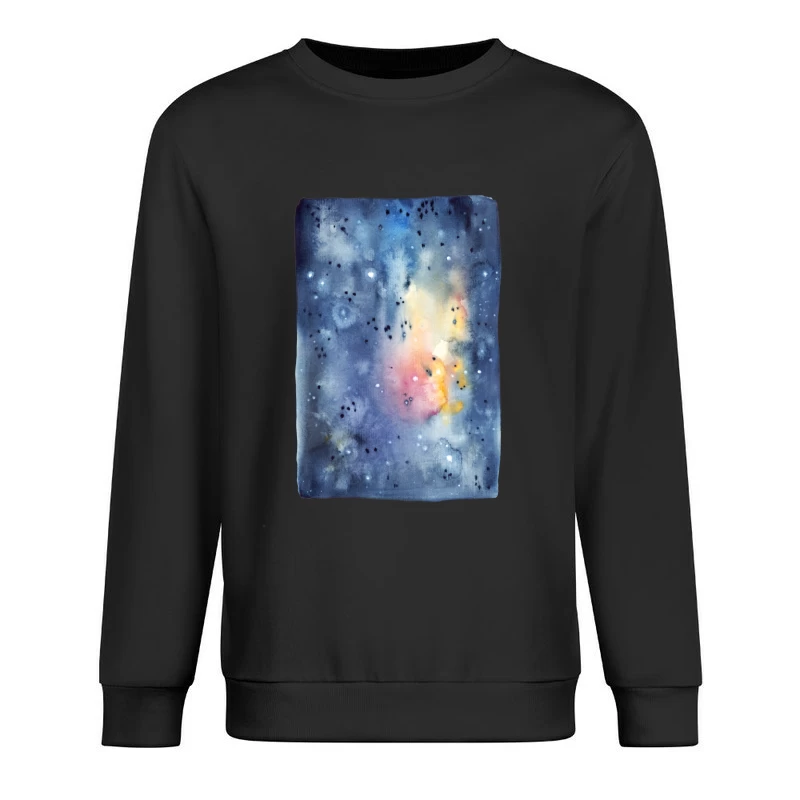 Étoiles et Aquarelle Galactique Homme Sweat-shirt à enfiler