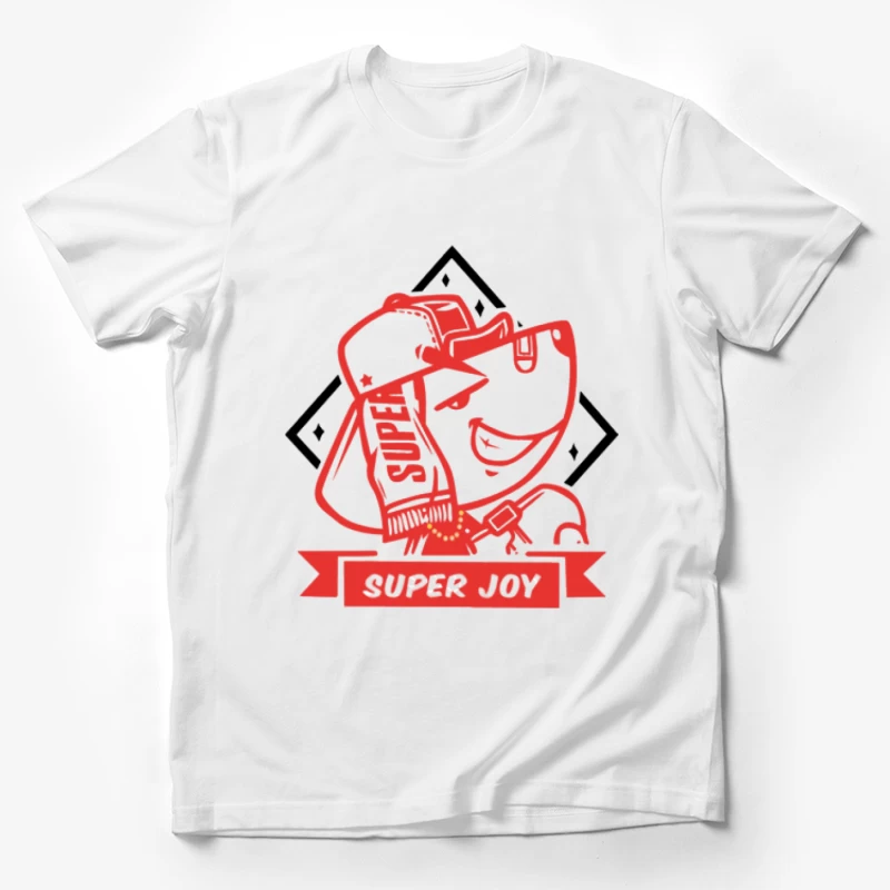 Superheld-Bär mit Limonade Herren T-Shirt