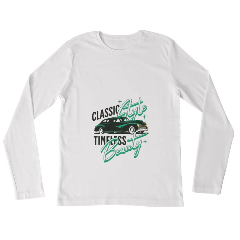 Style Auto Classique Femme Manches Longues T-Shirt