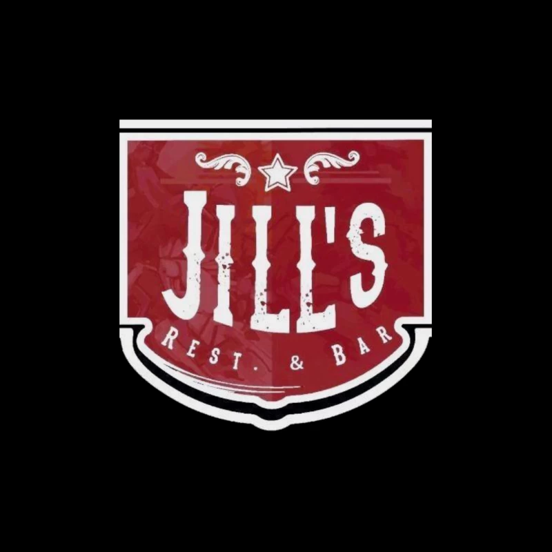 Jills Bar Logo Tapestry