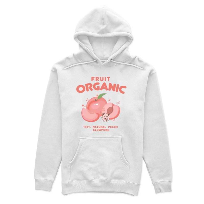 Natürlicher Pfirsich Spaß Damen Pullover Hoodie