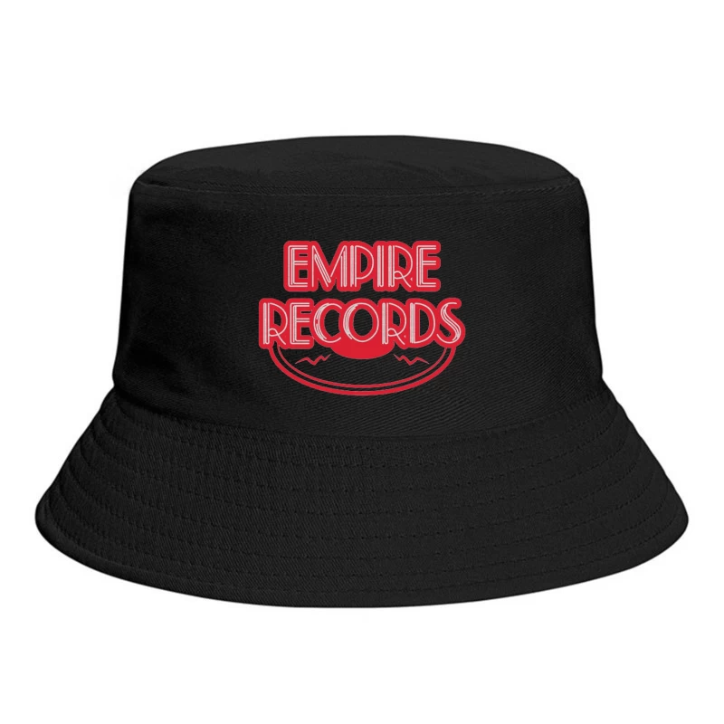 Vintage Empire Records Red Logo Design Bucket Hat