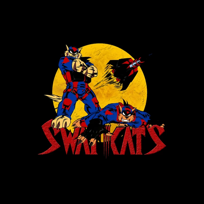 Swat Kats: The Radical Squadron Throw Pillow