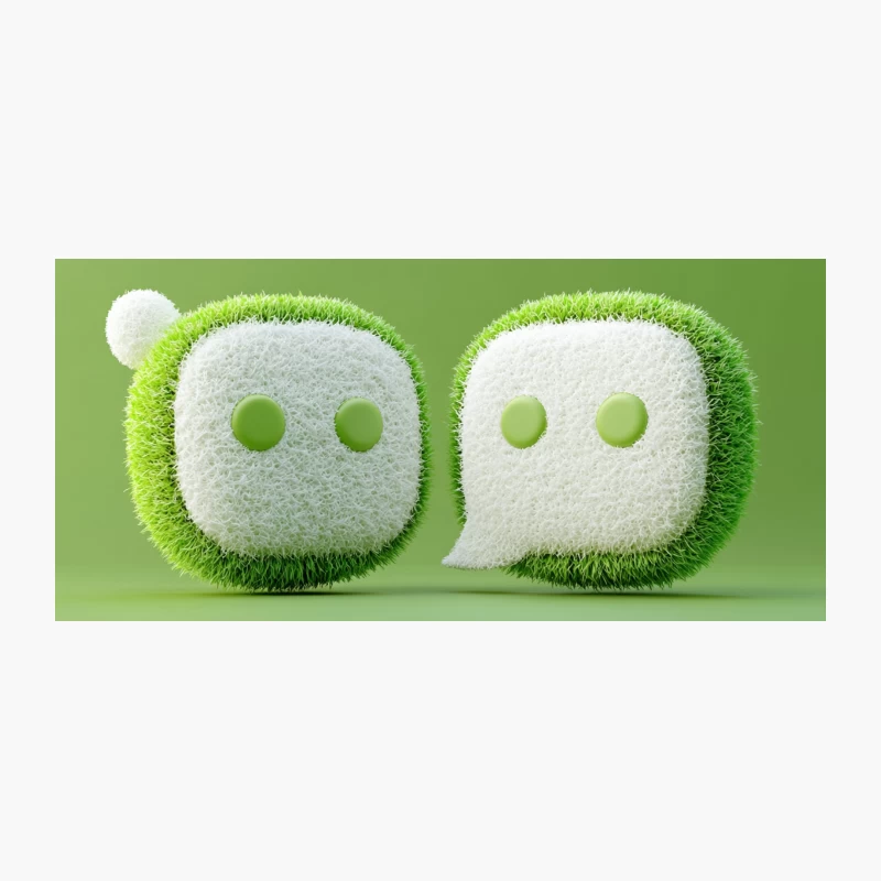 Adorable Fluffy 3D Characters with Grass-like Texture Coffee Mug
