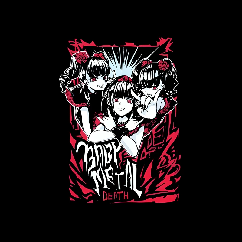 Babymetal Death Throw Pillow