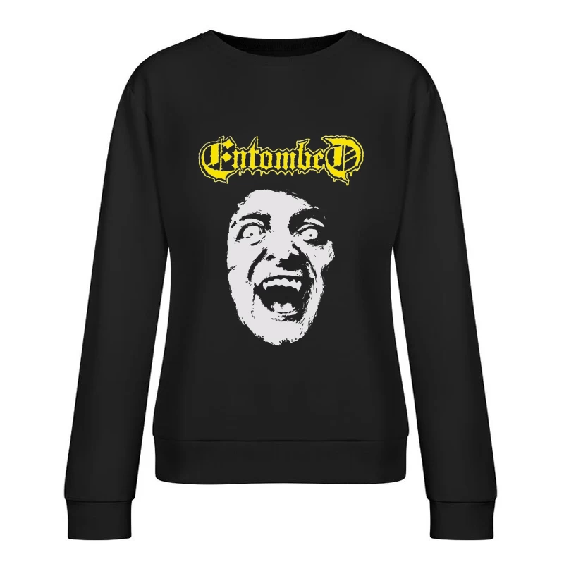 Entombed Swedish Death Metal Female Pullover Sweatshirt