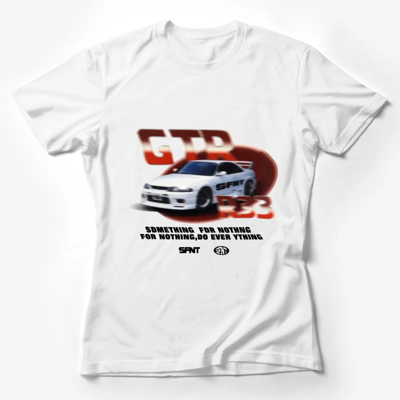 Nissan GTR R33 Design Damen T-Shirt