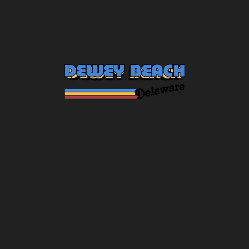 Dewey Beach, Delaware   Retro Styled Design Bucket Hat