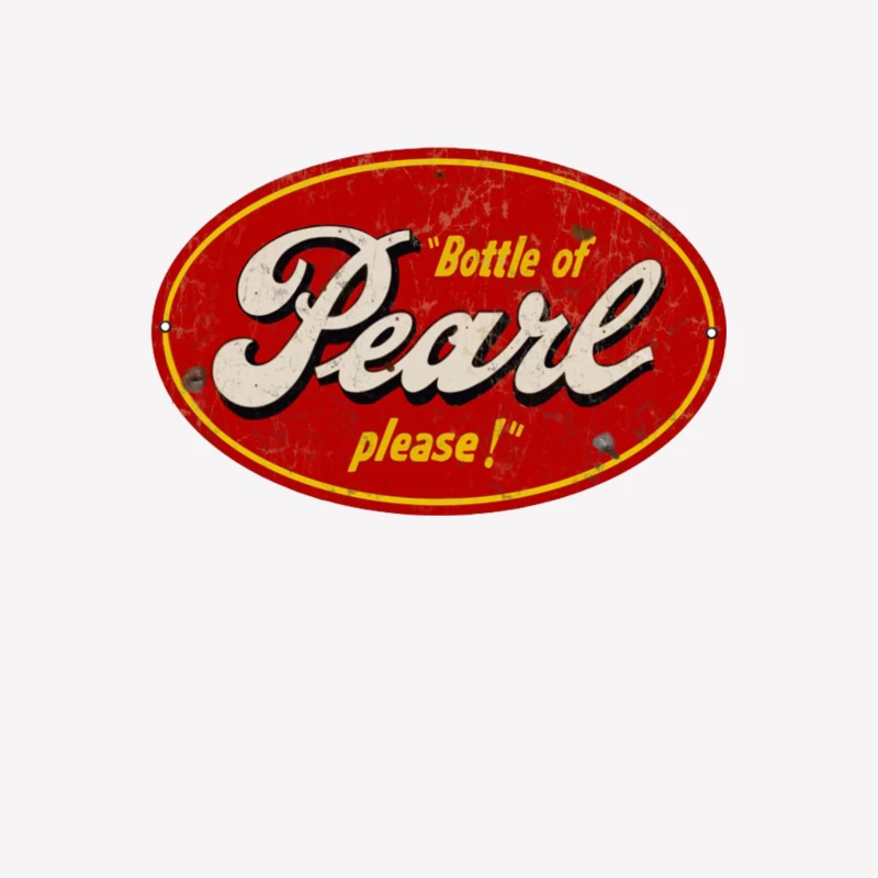 Pearl Beer Retro Male T-Shirt