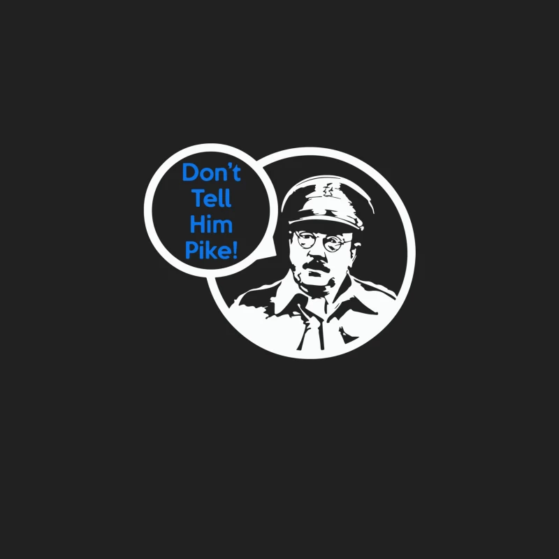 Dad_s Army Captain Mainwaring Don_t Tell Him Pike Bucket Hat