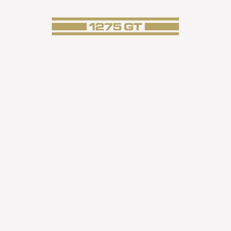 Classic 1275 GT Sports Car Design Male T-Shirt