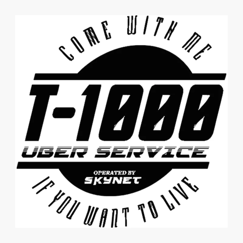 T-1000 Uber Service Pin