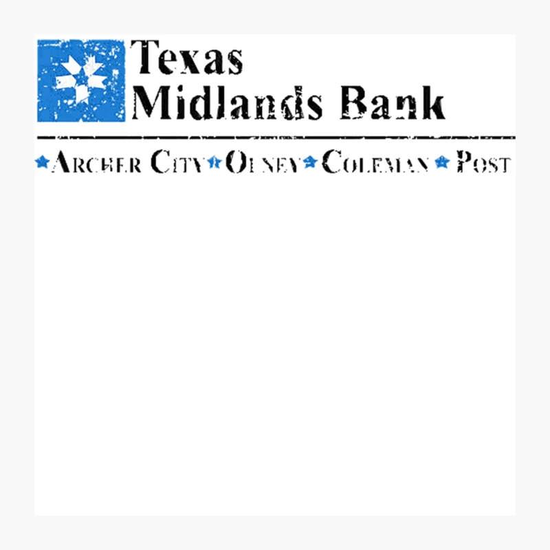 Texas Midlands Bank distressed Pin