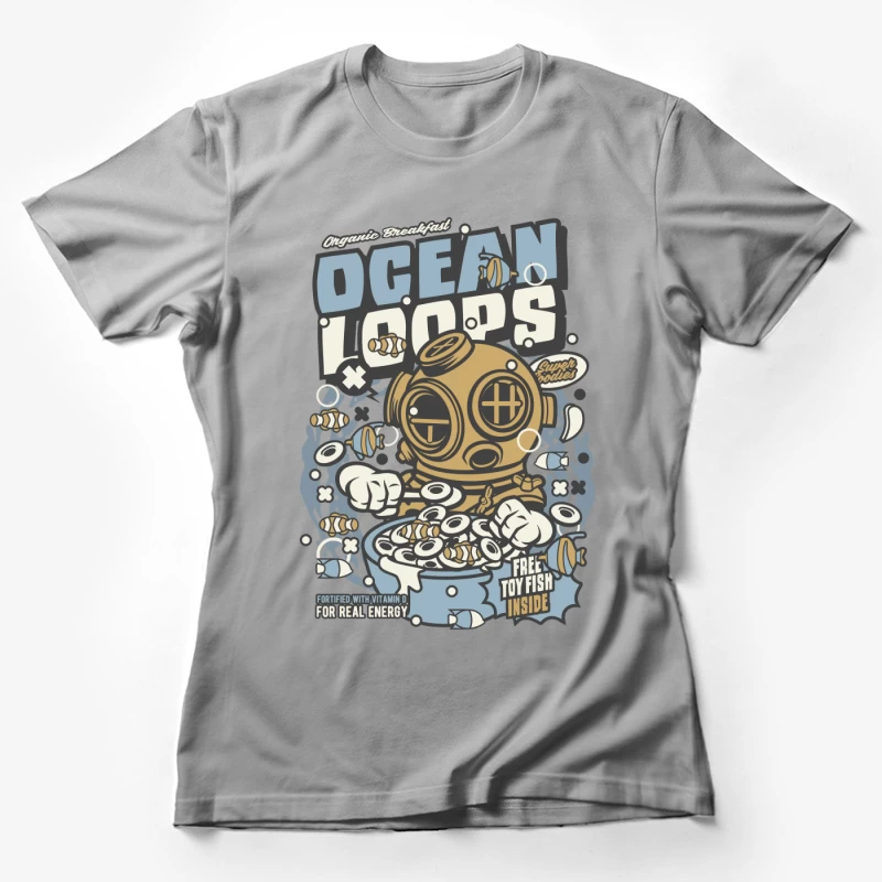 Les céréales Ocean Loops avec un scaphandre Femme T-Shirt