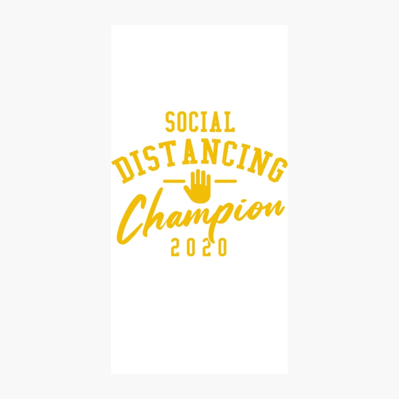 Social Distancing Champion 2020 iPhone Case