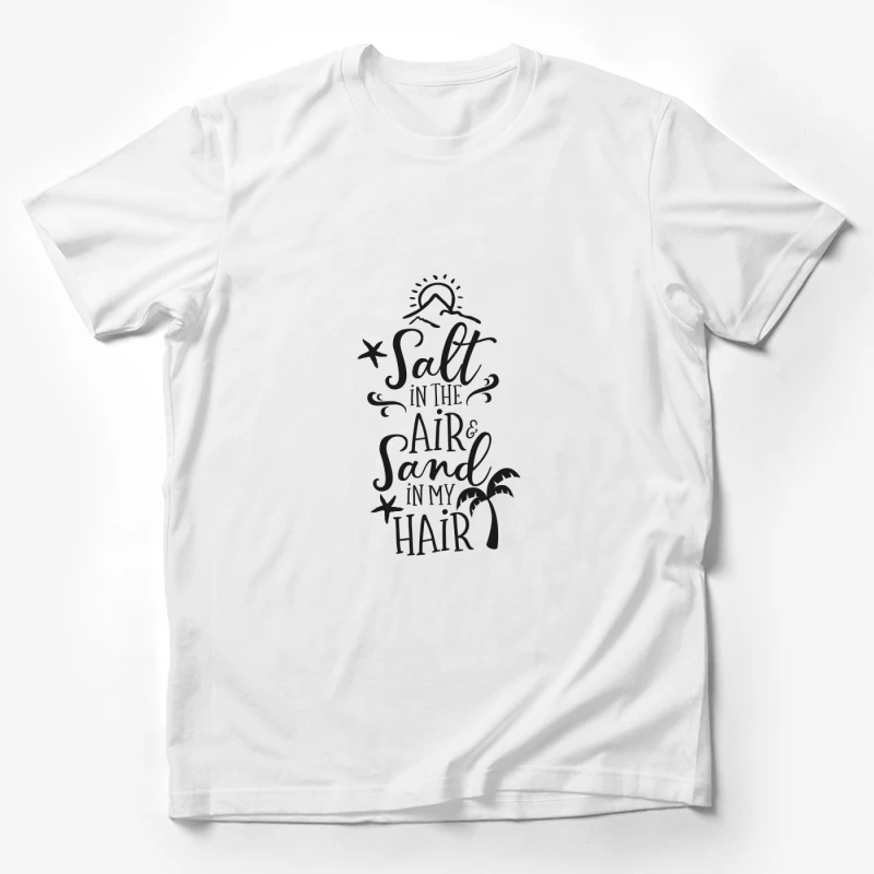 Été à la plage: sel, sable et soleil Homme T-Shirt