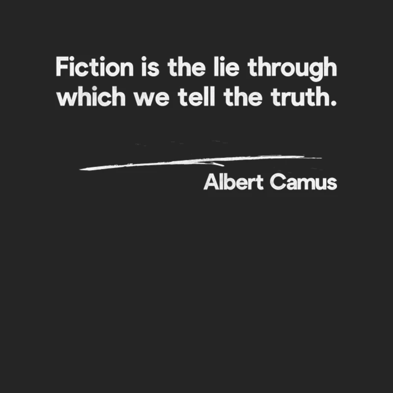 Albert Camus Typography Quote Female Pullover Sweatshirt