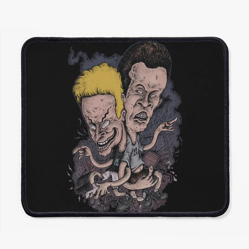 Beavis and Butt-Head Cartoon Art Mouse Pad