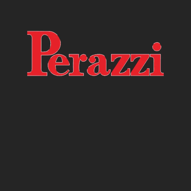 Perazzi Red Logo Typography Male Pullover Sweatshirt