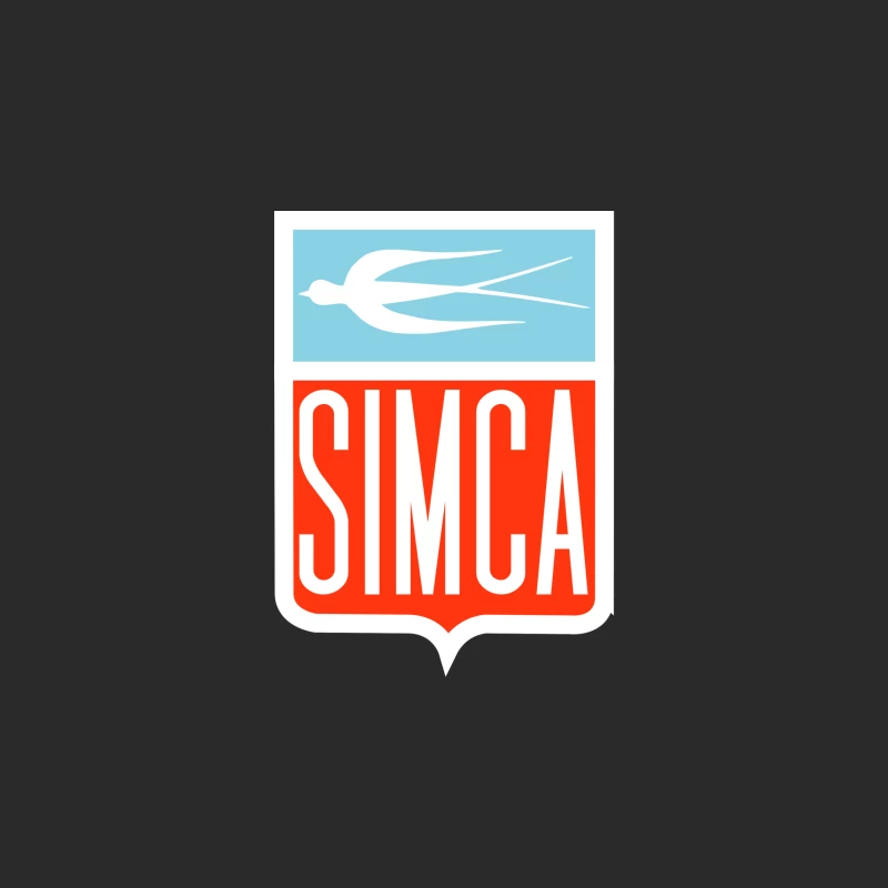 Vintage Simca old bird emblem 2 Baseball Cap