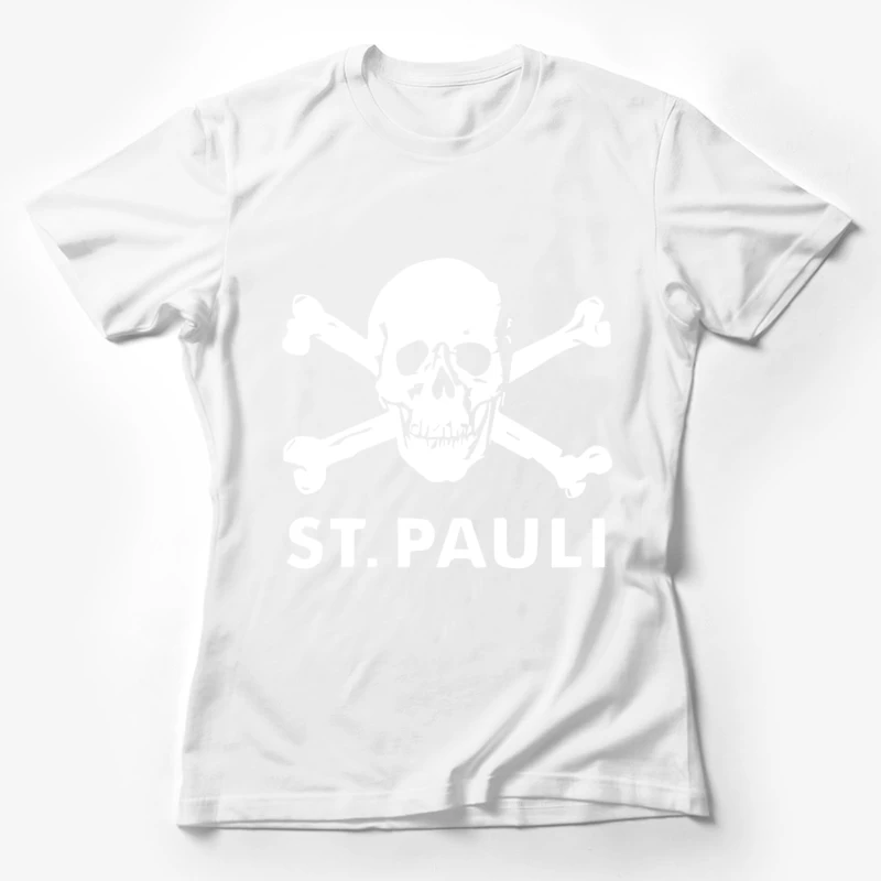 Minimalist White Empty Canvas Female T-Shirt