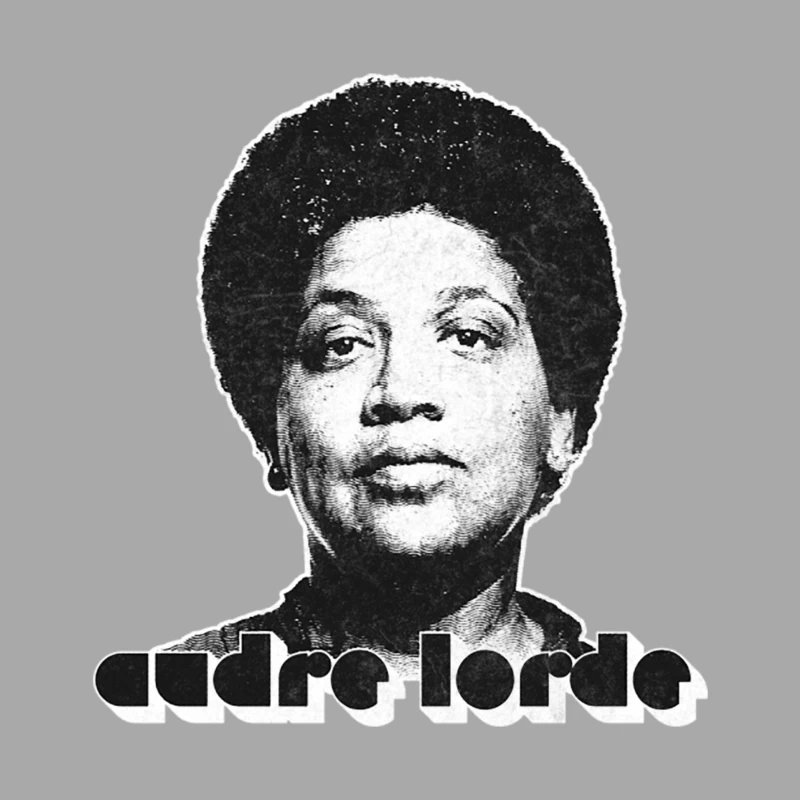 Audre Lorde  Retro Style FAn Art Design Male Pullover Hoodie