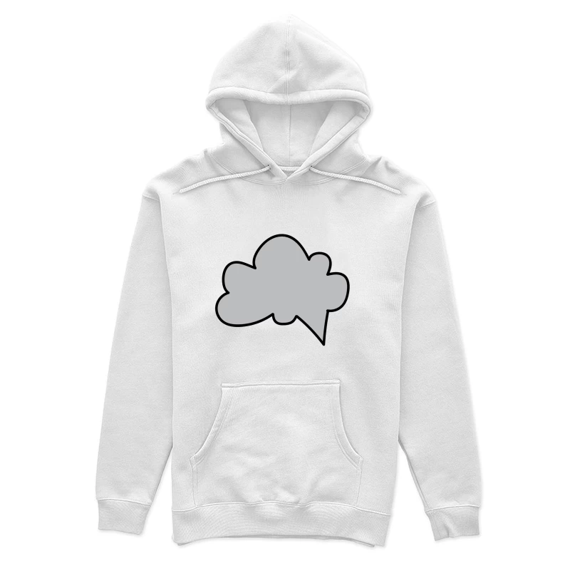 Nuage en forme de bulle Femme Sweat à capuche