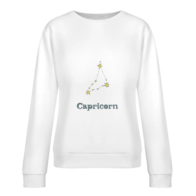 Sternbild des Steinbocks Damen Pullover Sweatshirt