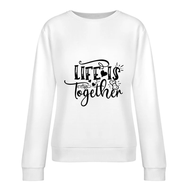 Signe de paix avec fleurs et soleil Femme Sweat-shirt à enfiler