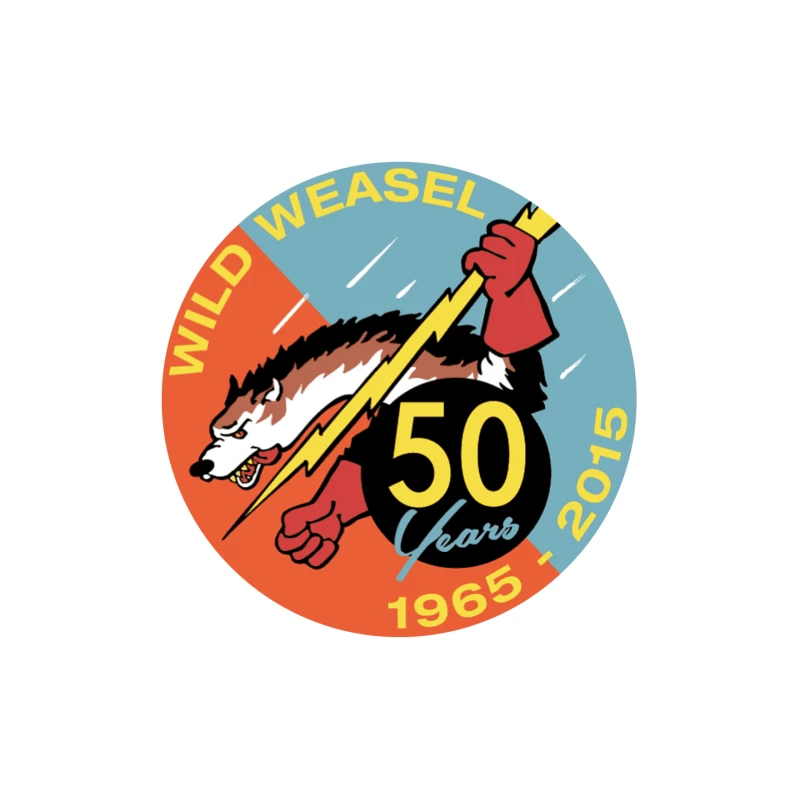 Wild Weasel 50 Years Mouse Pad