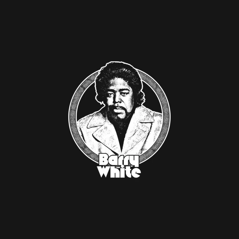 Barry White  Retro Style Fan Design Desk Mat