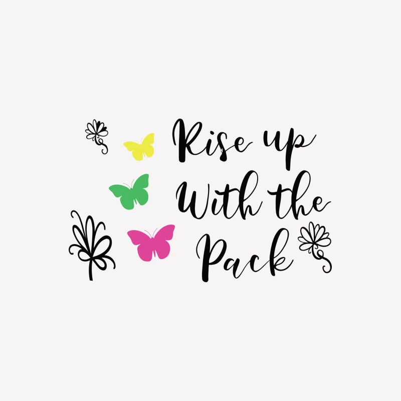 Inspirer avec des papillons colorés Femme T-Shirt