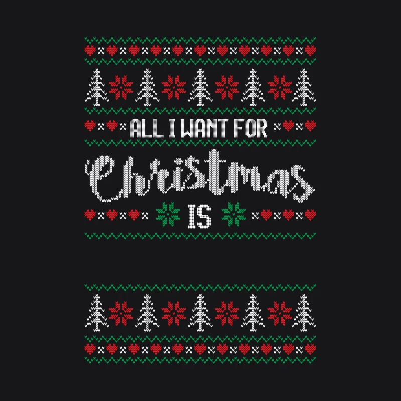 Motif de Noël en tricot Homme Sweat à capuche