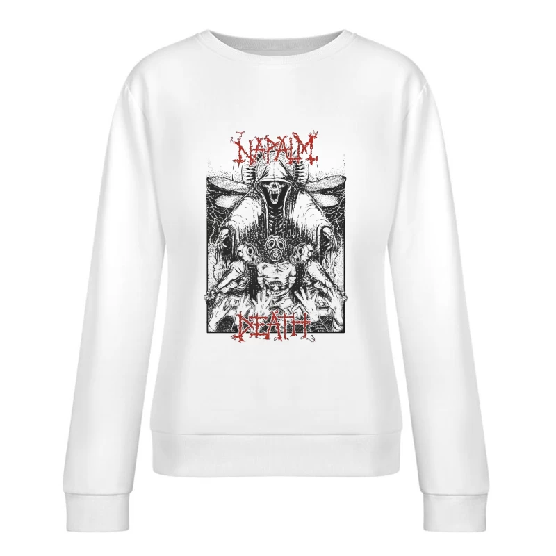 Napalm Death 3 Female Pullover Sweatshirt