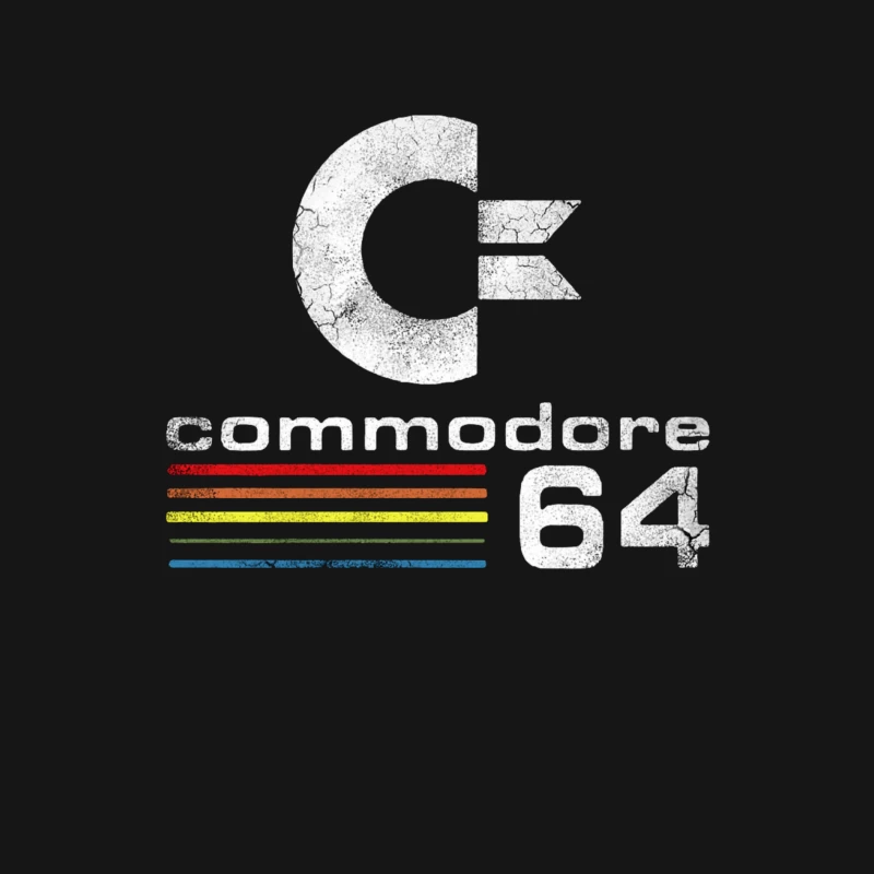 Commodore Retro Logo Male Long Sleeve T-Shirt