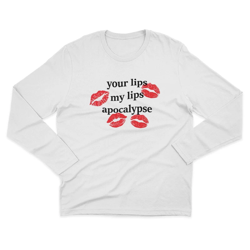 Cigarettes After Sex Lips Apocalypse Male Long Sleeve T-Shirt