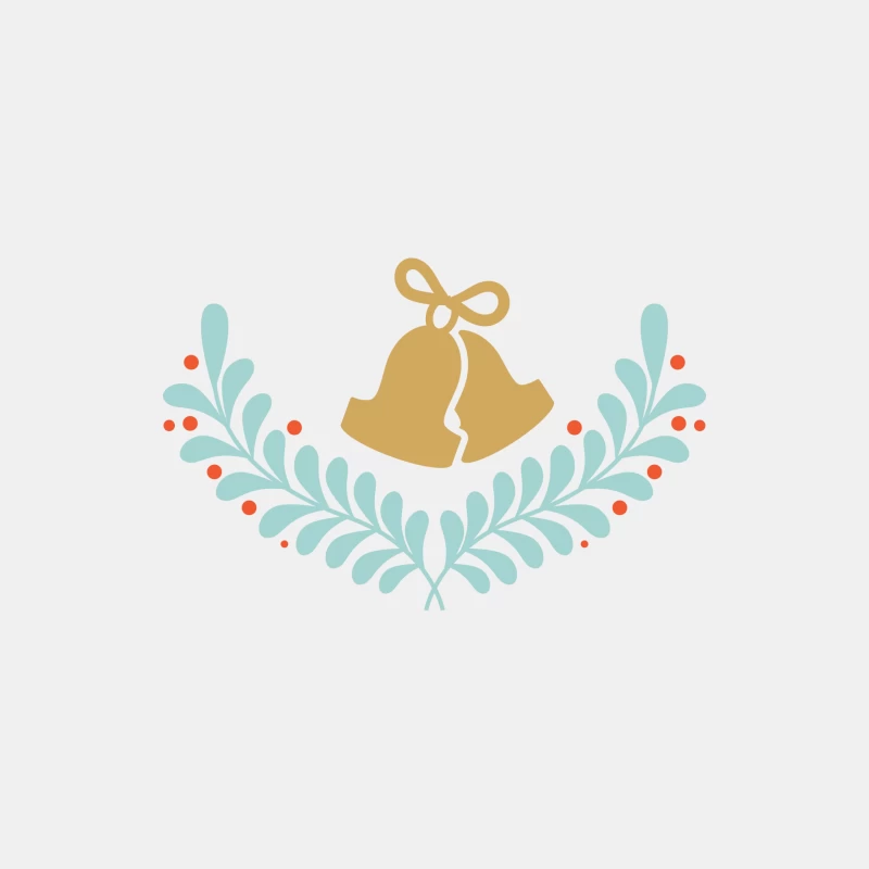 Cloche dorée avec guirlande décorative Homme Débardeur