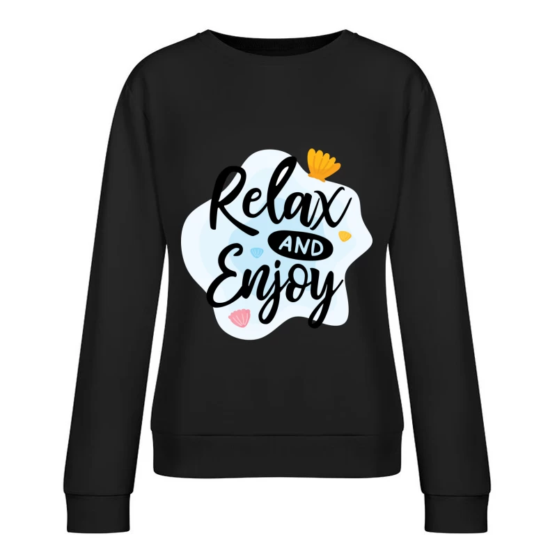 Détendez-vous et profitez avec style Femme Sweat-shirt à enfiler