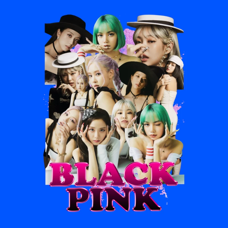 BLACKPINK: K-pop Girl Group Fashion Poster Pin