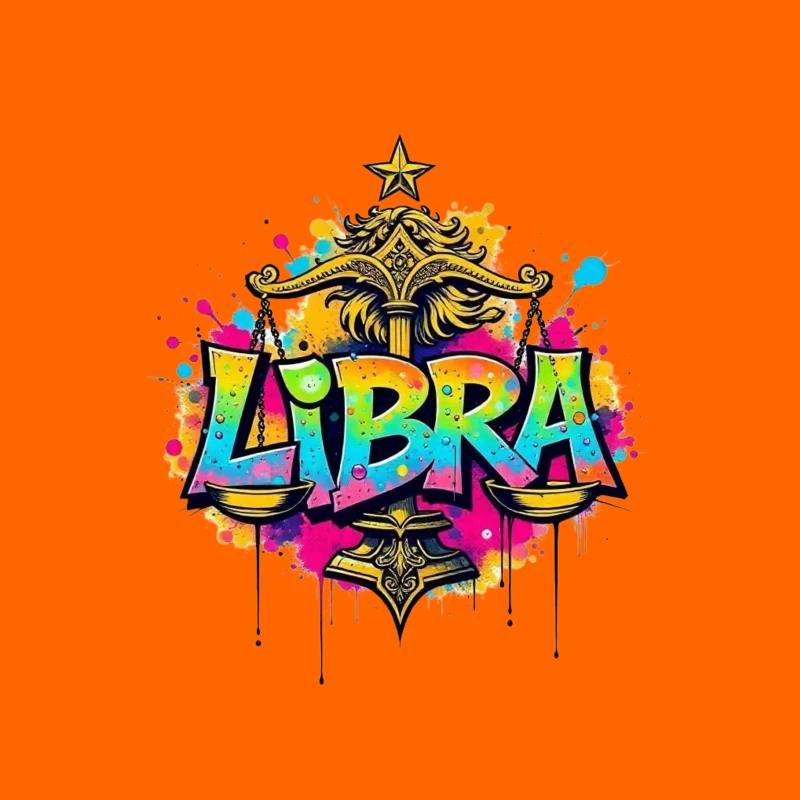 Liberal Zodiac Sign Art Tapestry